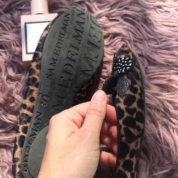 Sam Edelman Leopard Bow Flats - Picture 7 of 12